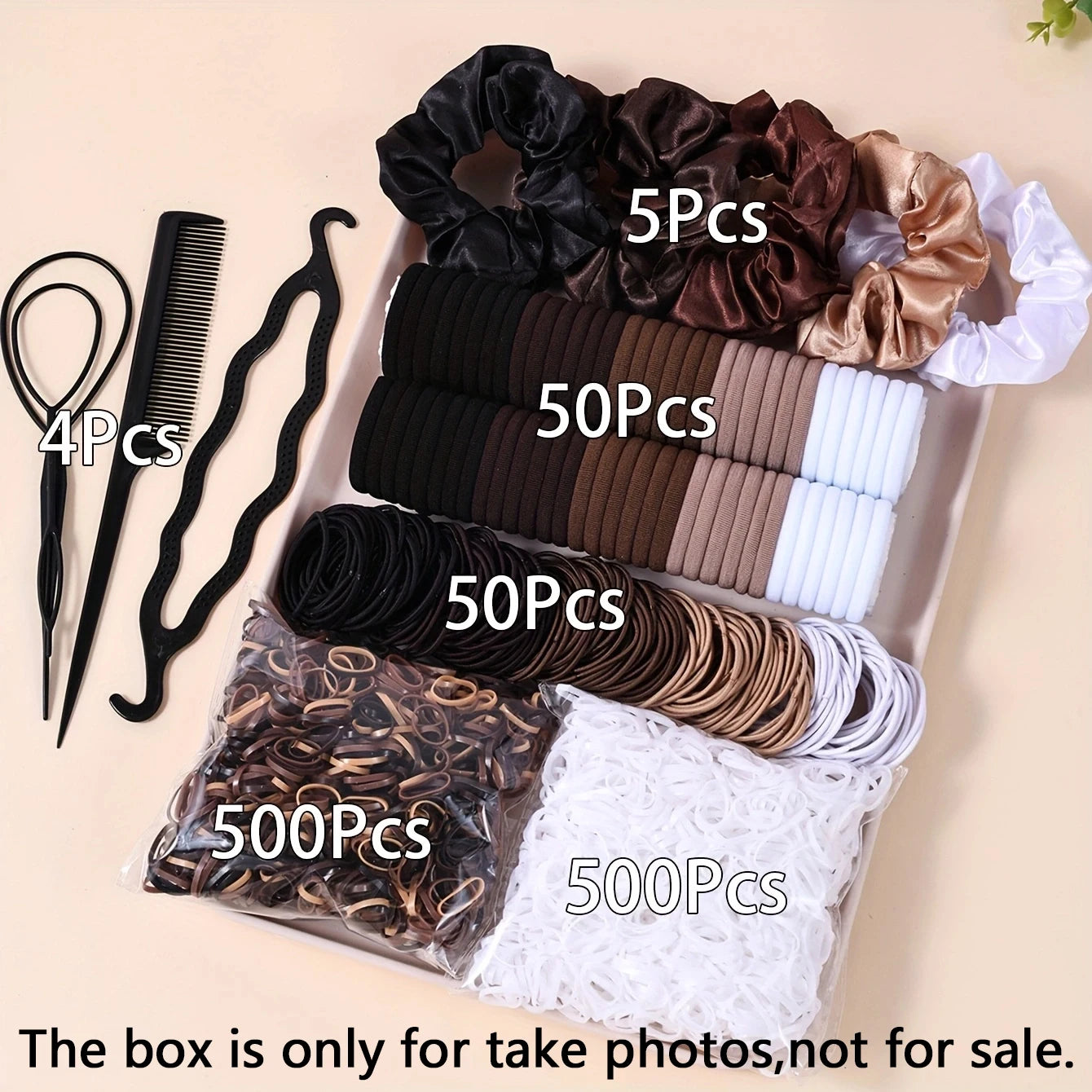 Hair Accessories Set (1109 pcs)