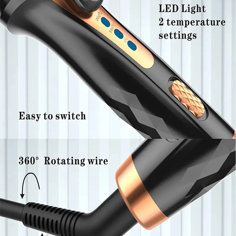 Multi-Functional Hair Straightener – Ceramic Plates for Straight & Curly Styles