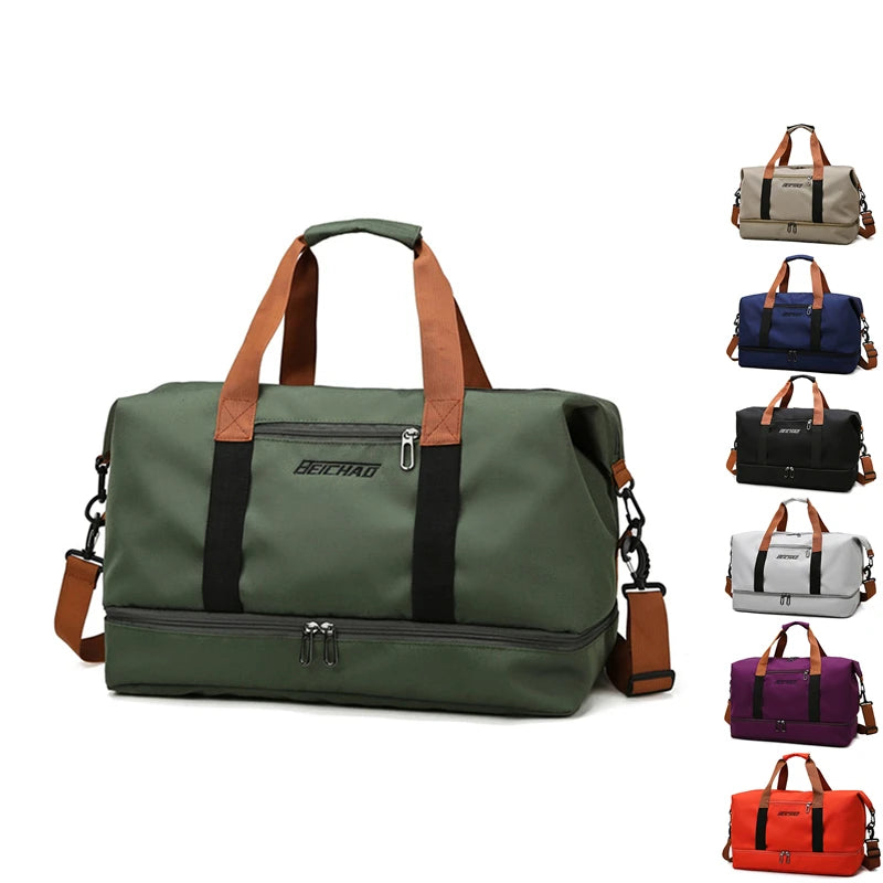Sports Fitness Bag with Dry-Wet Separation