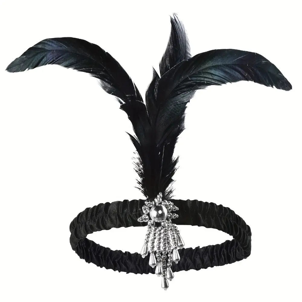 Black Diamond Masquerade Hair Band