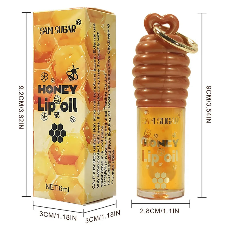 Honey Lip Balm - Longlasting Moisturizing With Transparent Pearlescent
