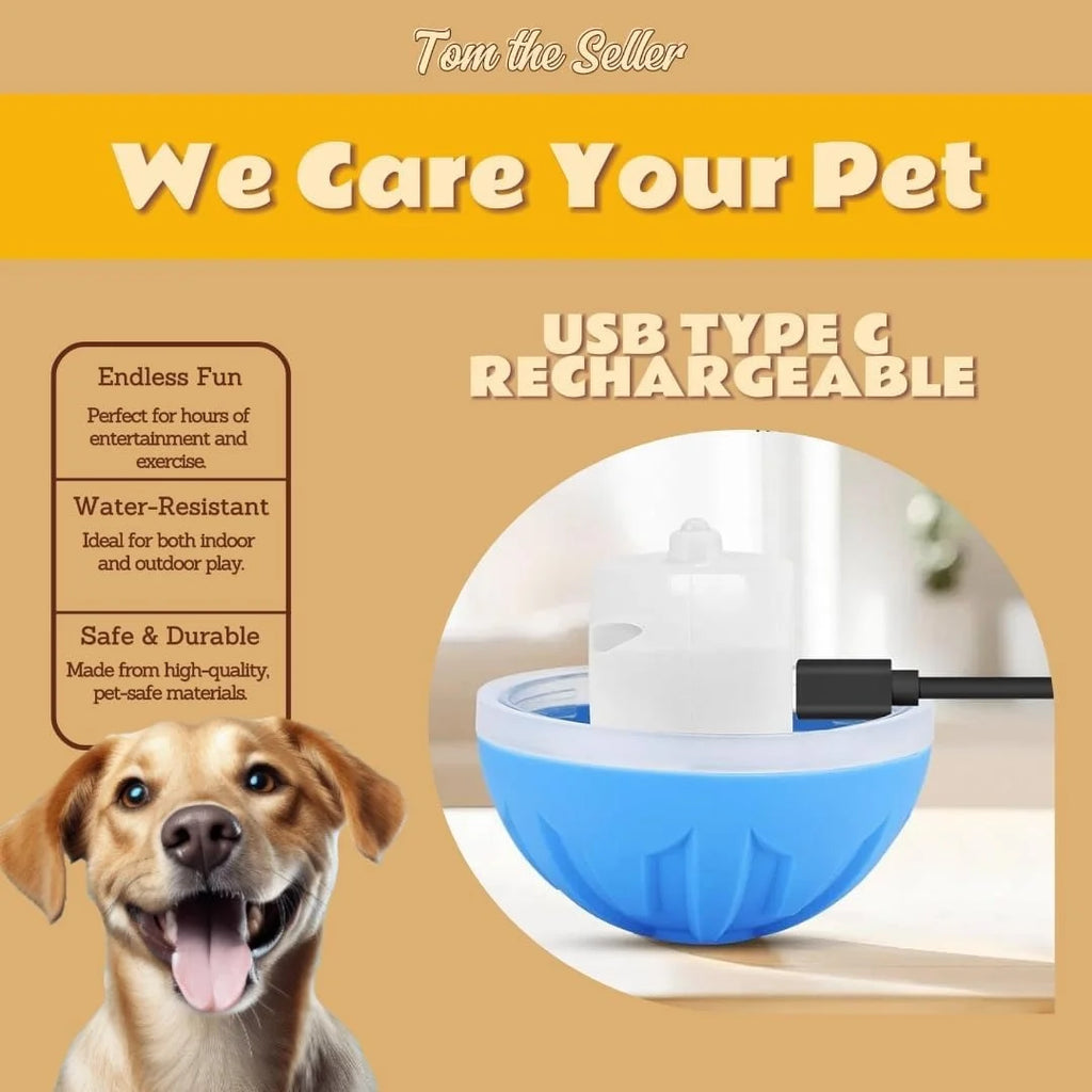 Smart Gravity Electric Bouncing Ball Pet Toy