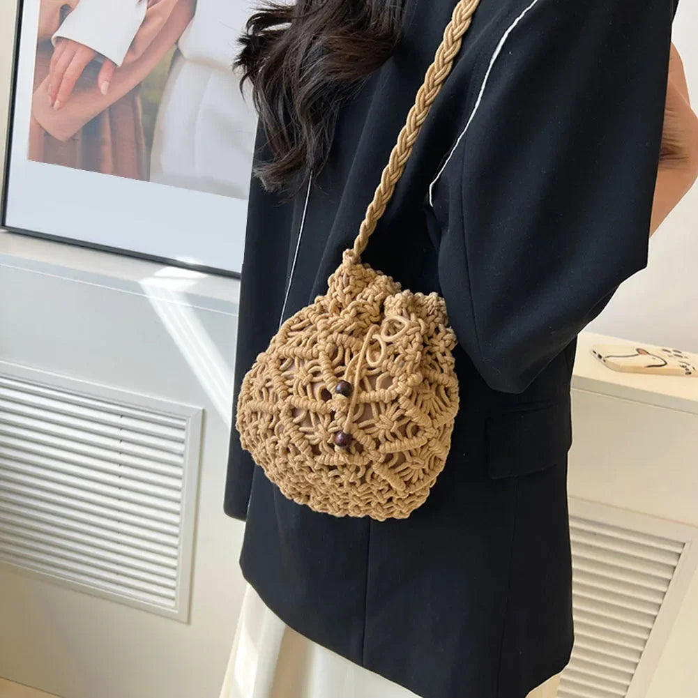 Handmade Women's Bucket Bag – Shoulder & Crossbody