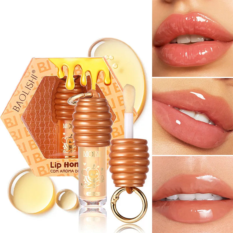 Honey Lip Balm - Longlasting Moisturizing With Transparent Pearlescent