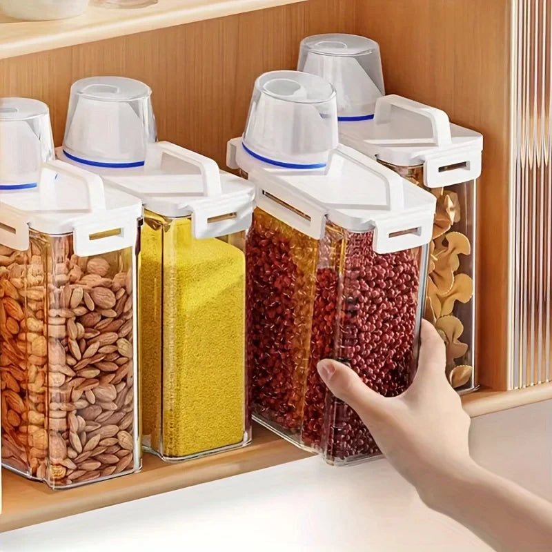 Airtight Dry Food Storage Container with Lid – BPA-Free, Pantry Organiser