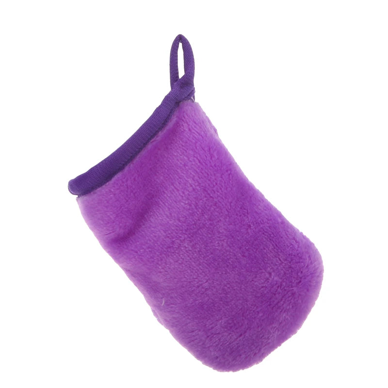 Reusable Microfiber Makeup Remover Gloves