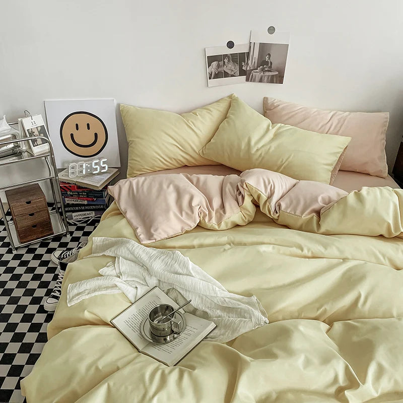 Washed Cotton Duvet Cover Set