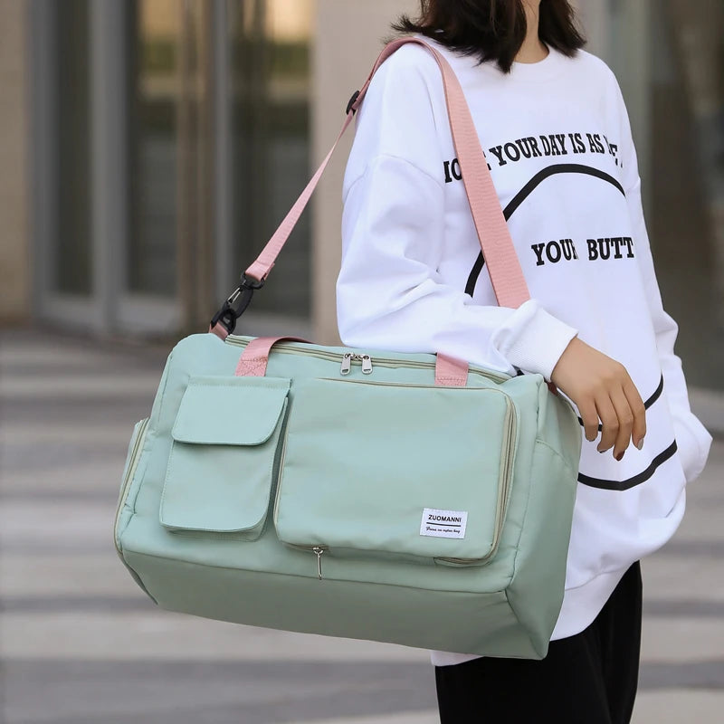 Duffle Bag with Shoe Compartment