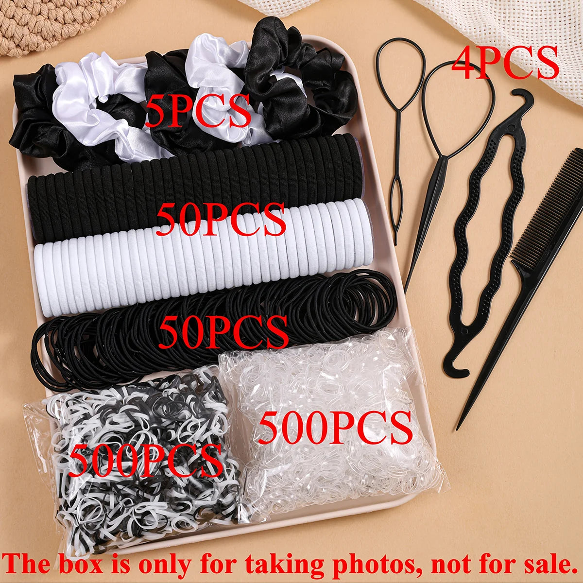 Hair Accessories Set (1109 pcs)