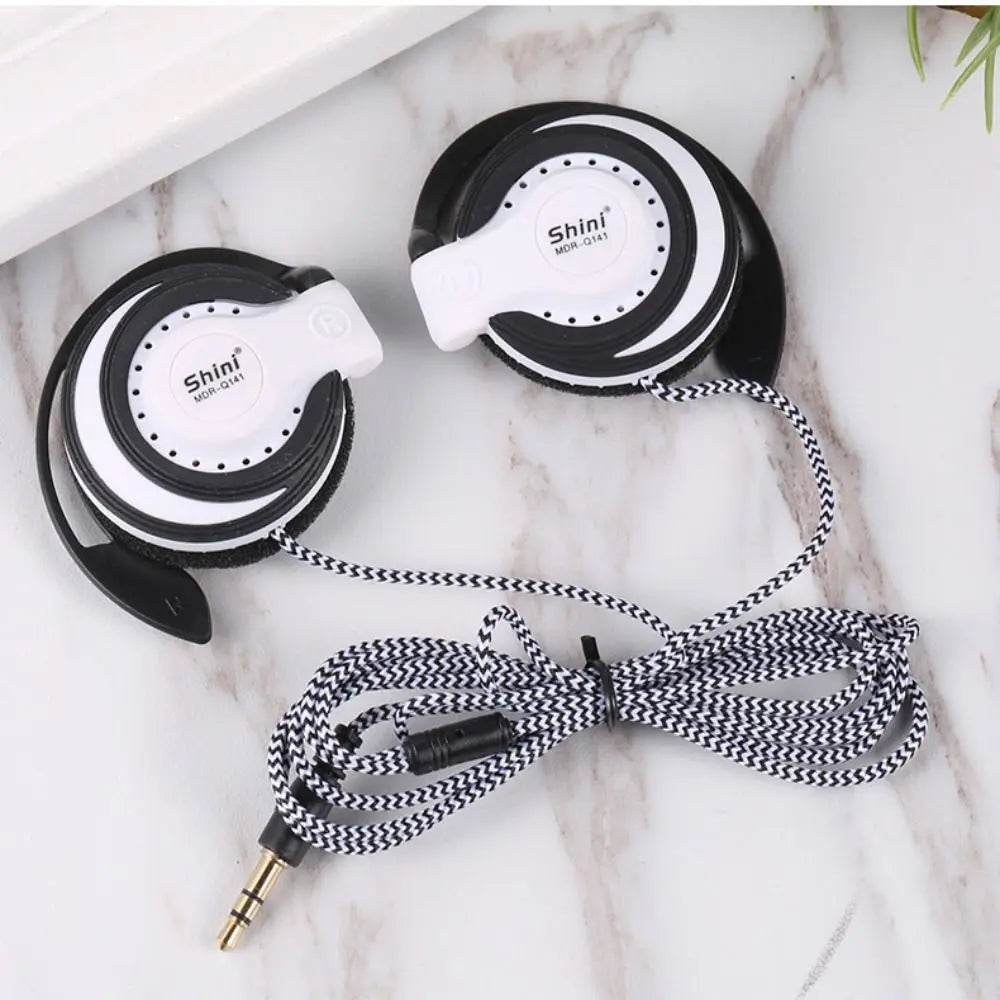 Sweatproof Ear Hook Earphones with Super Bass & Noise Cancelling