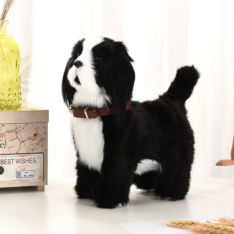 Interactive Simulation Electric Dog Toy with Voice Control & Music