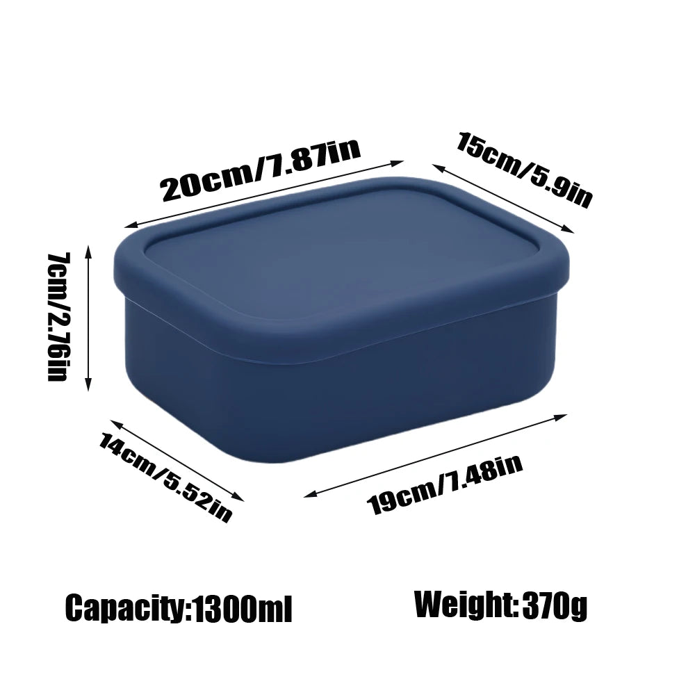 Silicone Food Storage Containers - Airtight, Microwave, Dishwasher, Freezer