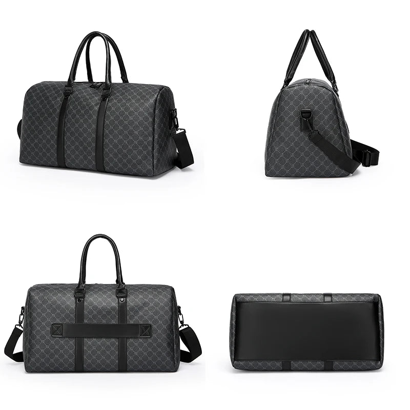Classic Full-Print Hard Shell Travel Luggage
