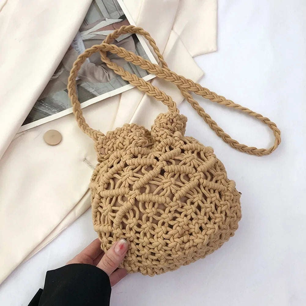 Handmade Women's Bucket Bag – Shoulder & Crossbody