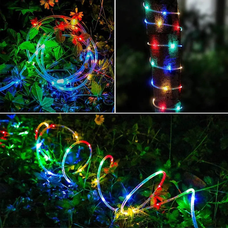 Waterproof Outdoor Solar LED String Lights