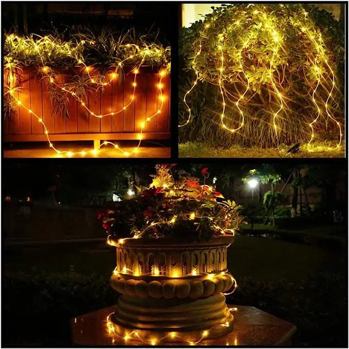 Waterproof Outdoor Solar LED String Lights