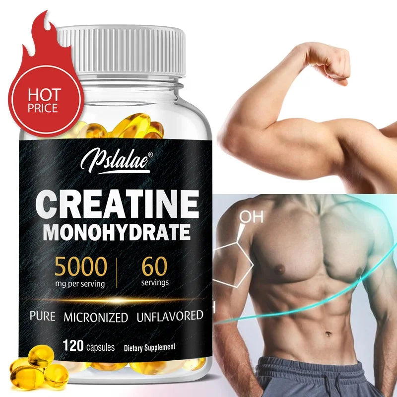 Creatine Monohydrate Powder - Strength, Endurance & Muscle Building