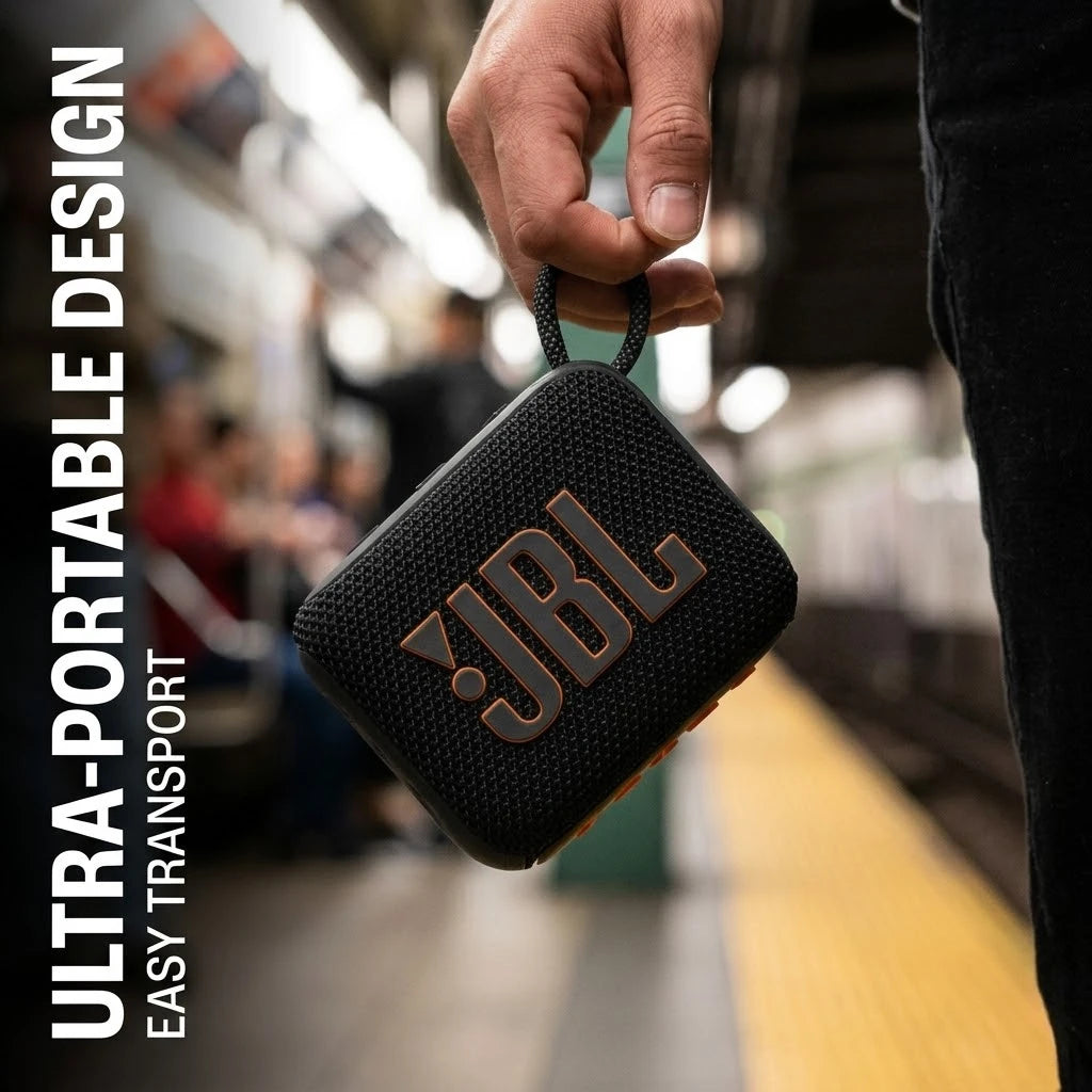 JBL Go 4 Mini Bluetooth Speaker – IP67 Waterproof