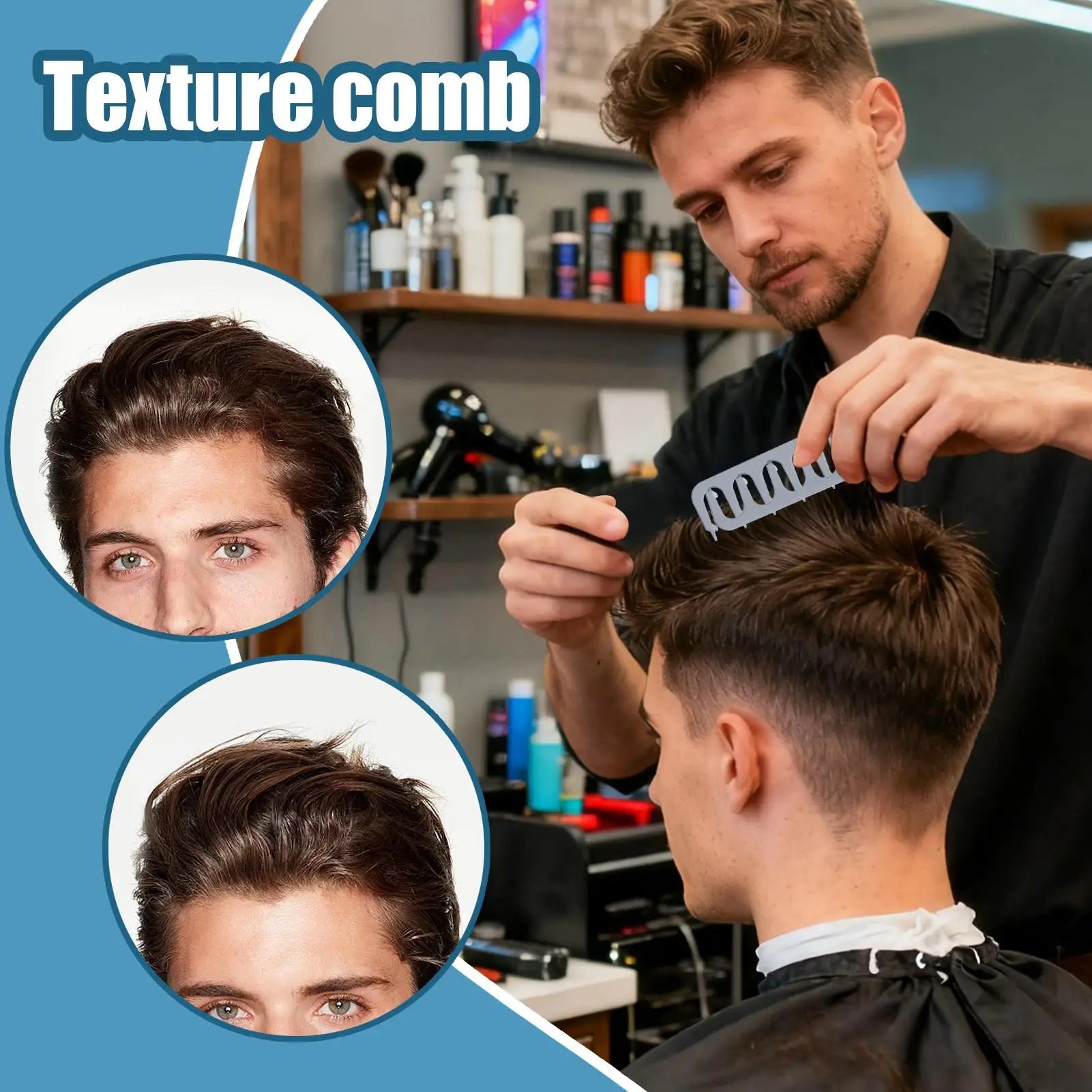 Volumizing Wide-Tooth Hair Styling Comb