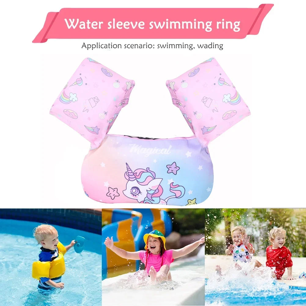 Kids Cartoon Pool Float Armband - Life Jacket