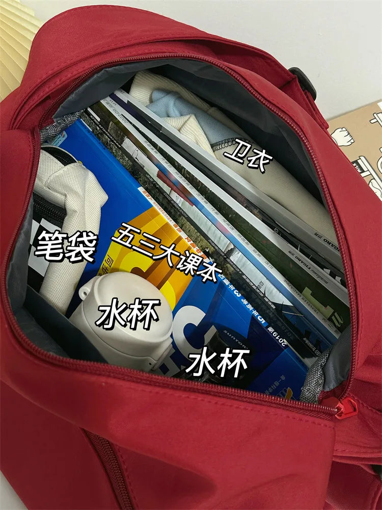 Canvas Shoulder Tote Bag