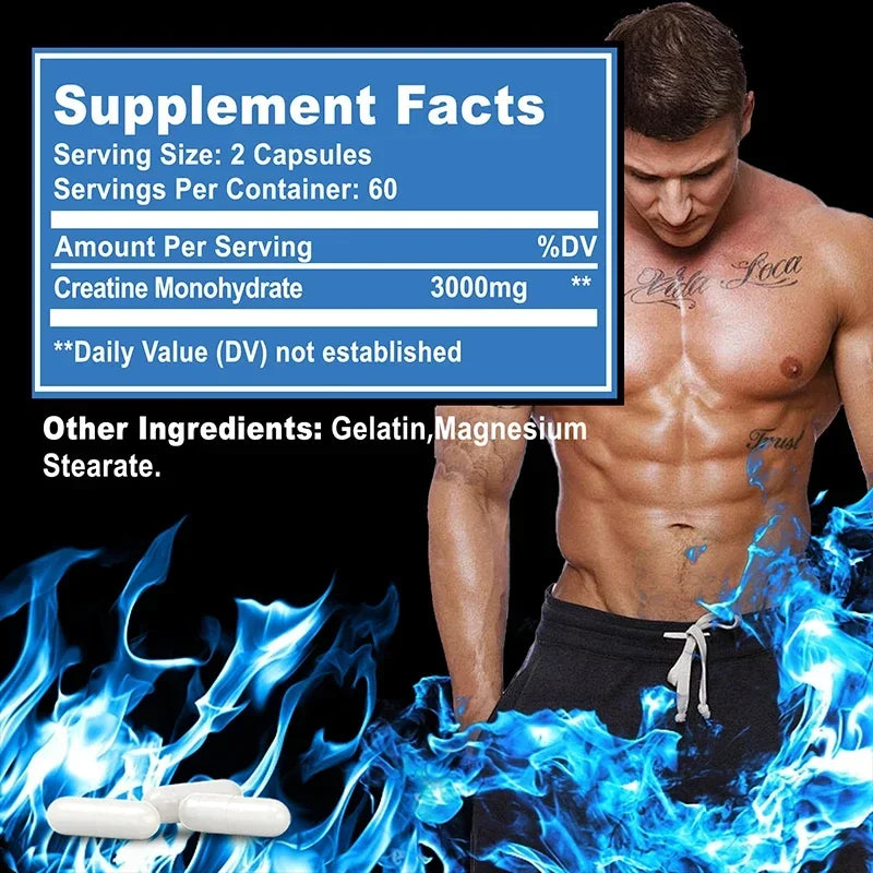 Creatine Monohydrate - Energy, Endurance & Muscle Growth