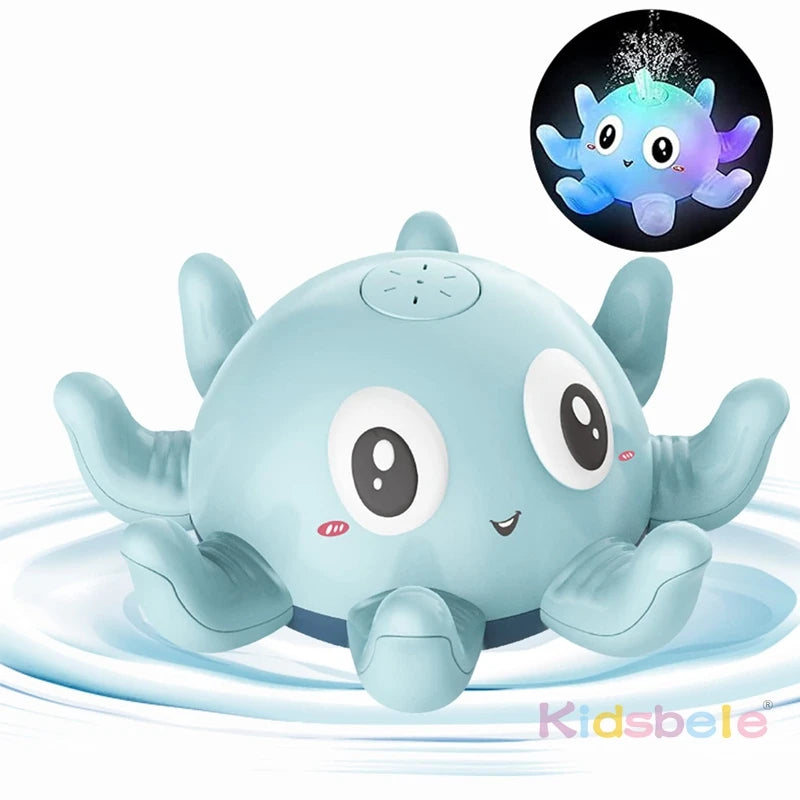 Light-Up Musical Octopus Baby Bath Spray Toy