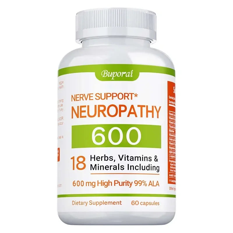 Neuropathy Support Supplement 600mg - Nerve, Brain & Energy Health