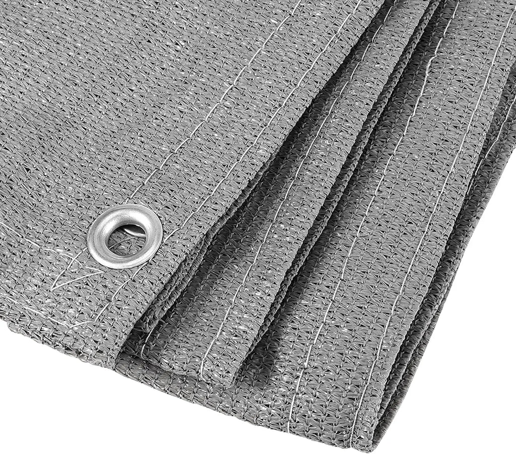 Patio Fence Privacy Screen Mesh with Grommets & Zip Ties