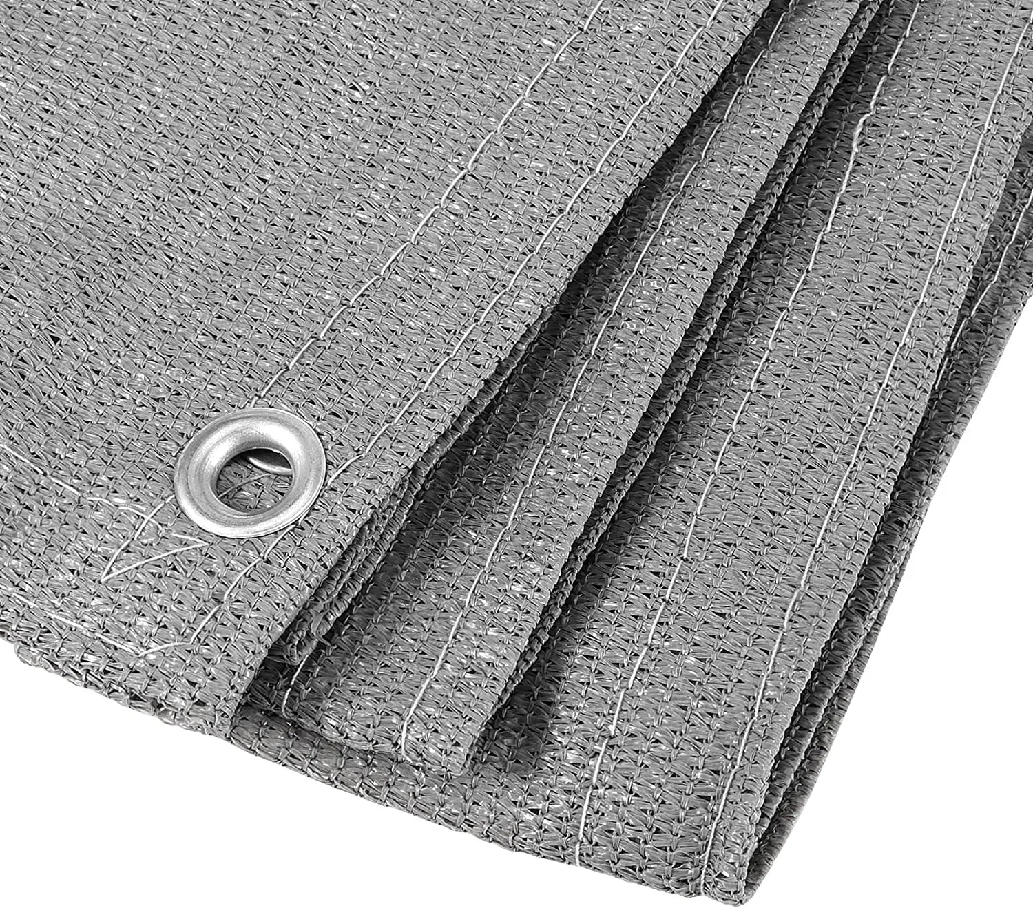 Patio Fence Privacy Screen Mesh with Grommets & Zip Ties