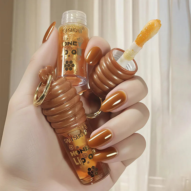 Honey Lip Balm - Longlasting Moisturizing With Transparent Pearlescent