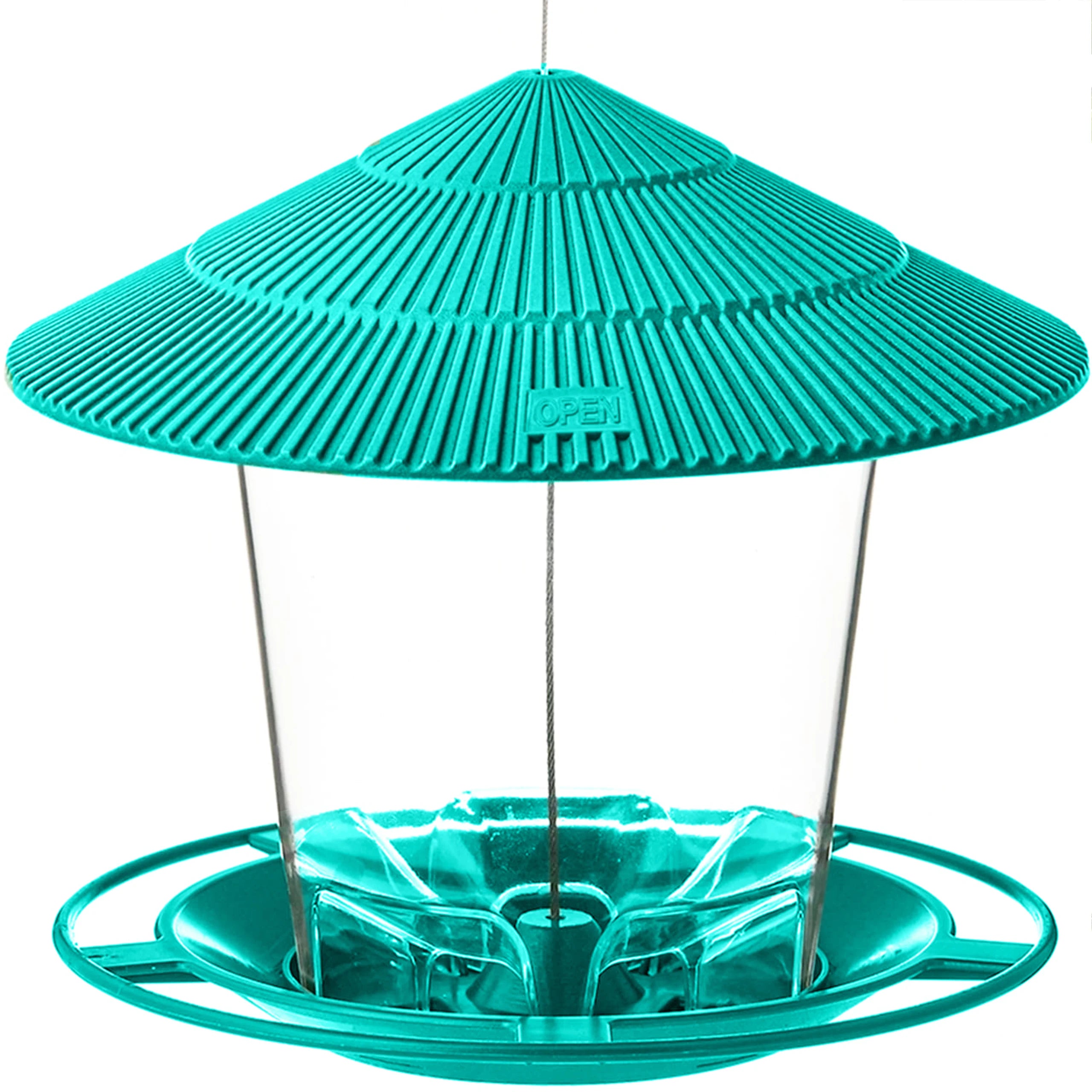 Hanging Outdoor Bird Feeder with Multiple Hole Dispenser