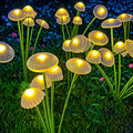 Waterproof Dual Mode LED Solar Mushroom Garden Lights