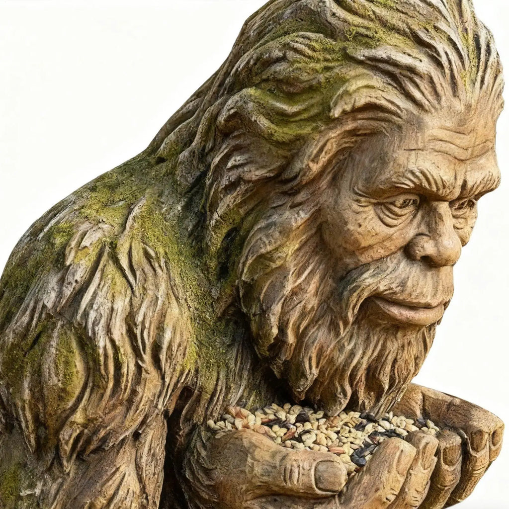 Bigfoot Garden Sculpture & Wild Bird Feeding Station