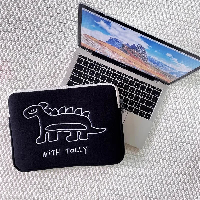 Cute Laptop Sleeve For, MacBook Air Pro 13.3, 13.6, 14, 15, 16, Xiaomi, Huawei, Dell, Asus, HP, Lenovo - 15.6 Inch