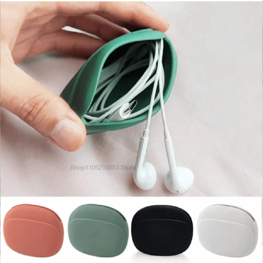 Silicone Earphone Storage Bag