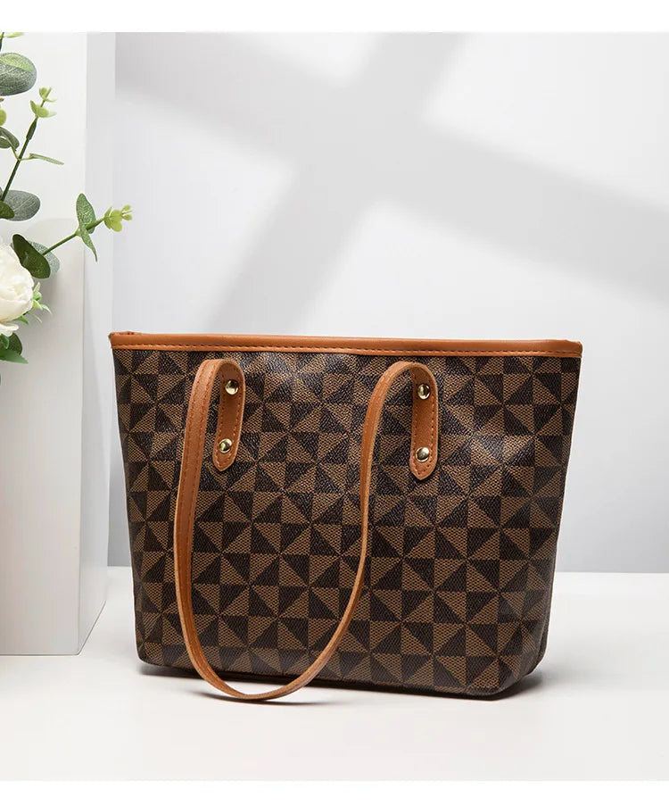 Embossed Floral Handbag