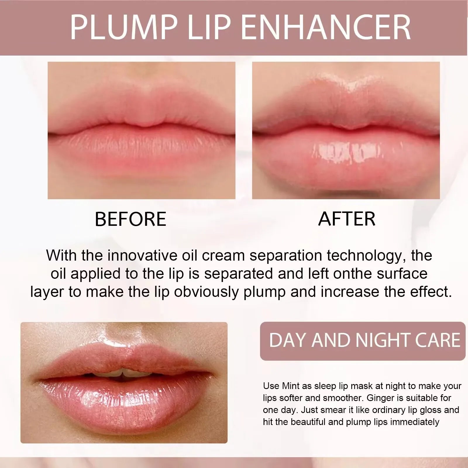 Lasting Lip Plumper Serum - Increase Lip Elasticity
