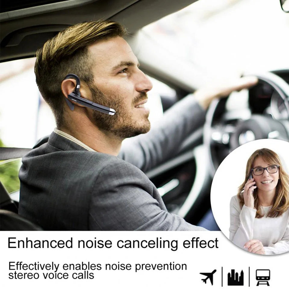 Wireless Bluetooth Earphones with Built-in Microphone – Hands-Free Calling