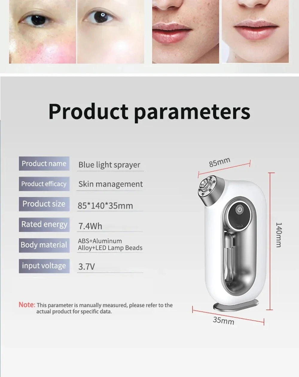 Skin Moisturizing Mist Sprayer