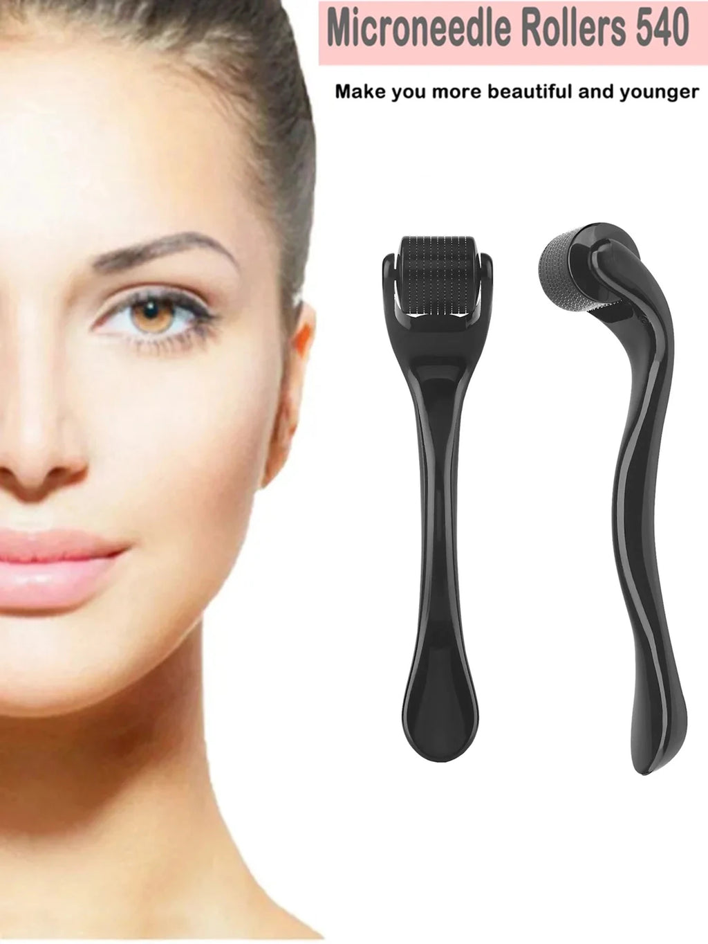 540-Pin Titanium Microneedle Derma Roller