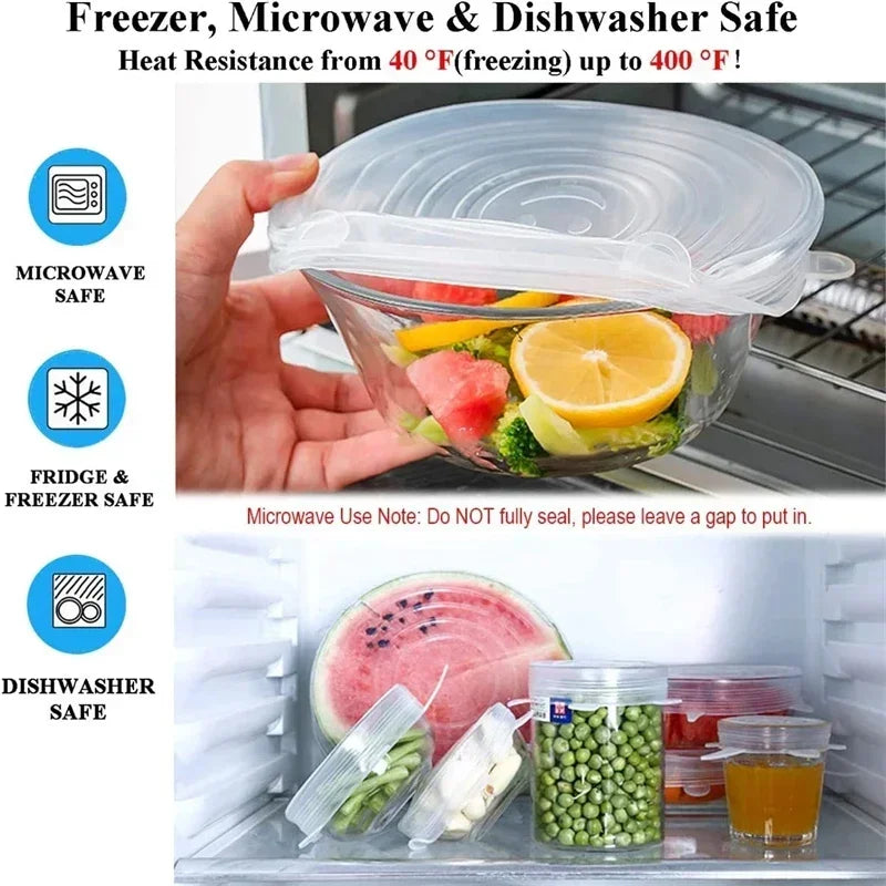 Silicone Stretch Lid - Can Be Reused