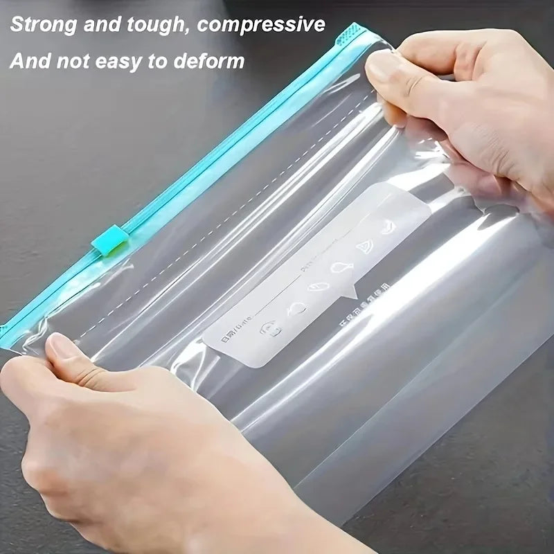 45PCS Ziplock Silicone Food Storage Bags - Leakproof, Reusable