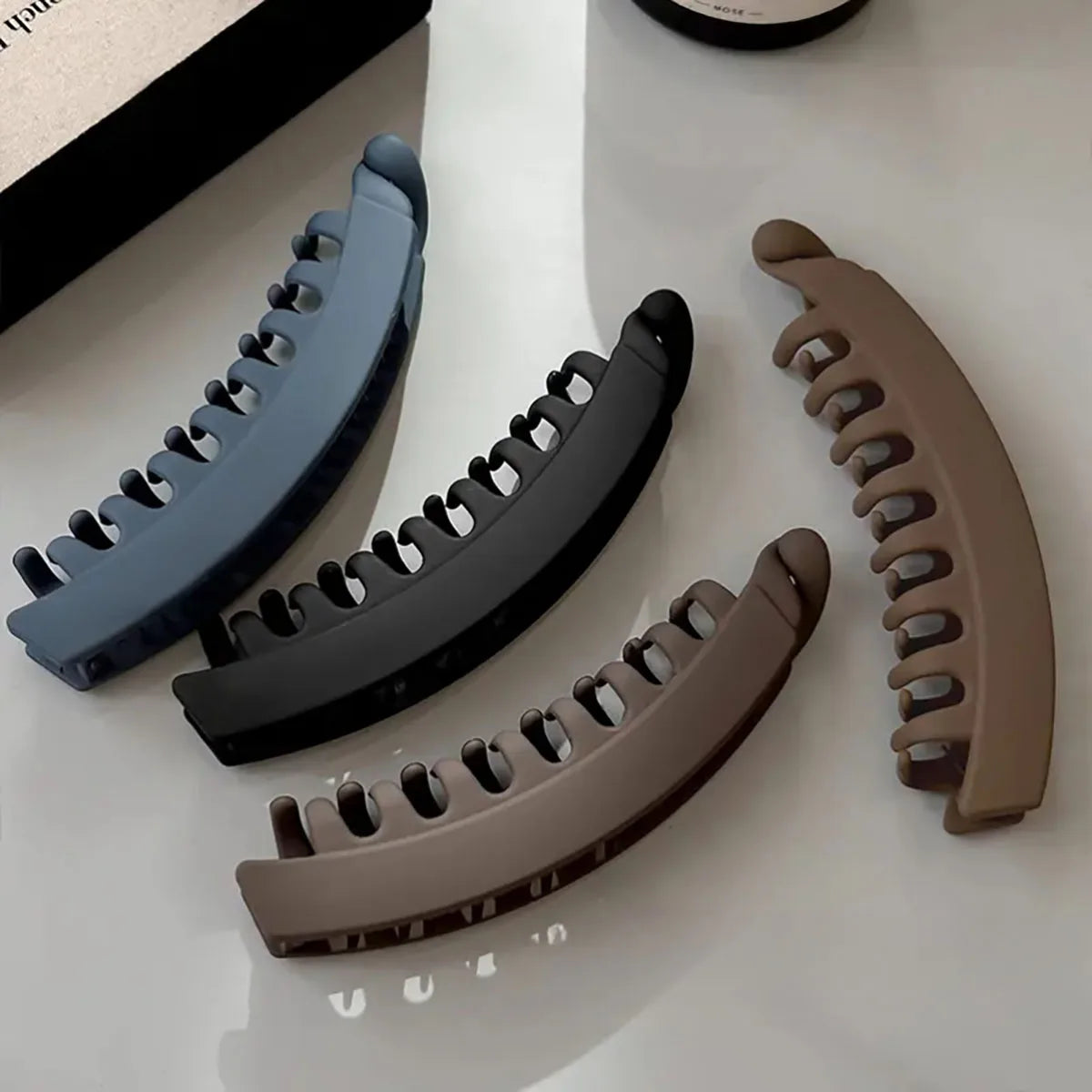 Large Non-Slip Banana Claw Hair Clips – Strong Hold, Set of 5