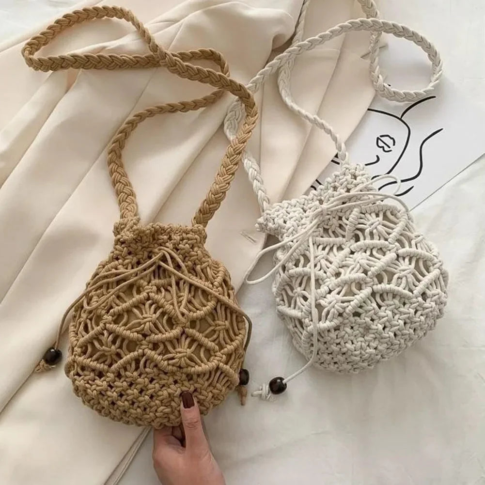 Handmade Women's Bucket Bag – Shoulder & Crossbody