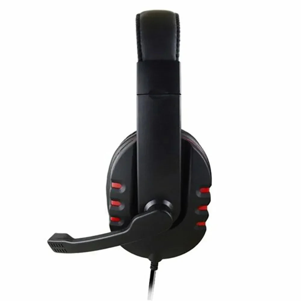 3.5mm Wired Gaming Headset with Noise-Cancelling Mic – Compatible with PS4 & PC