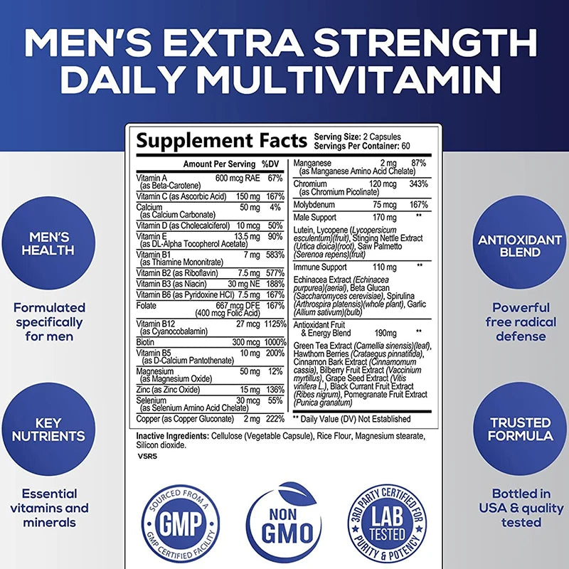 Men's Complete Multivitamin Supplement