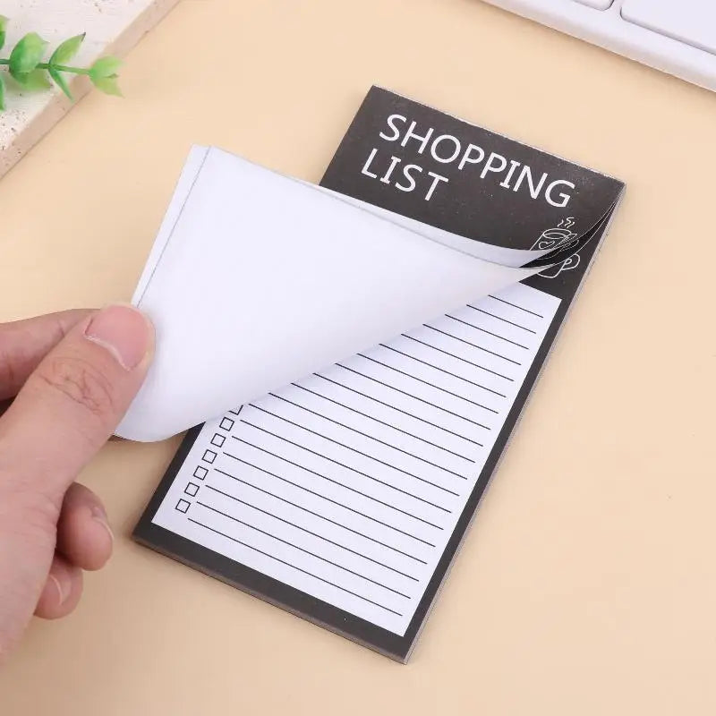 Magnetic Memo Pad – Fridge Shopping List Notepad