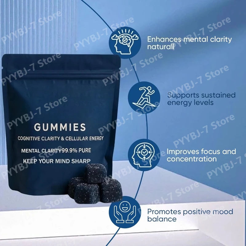 Brain Support Gummies - Vitamins & Natural Extracts for Daily Wellness