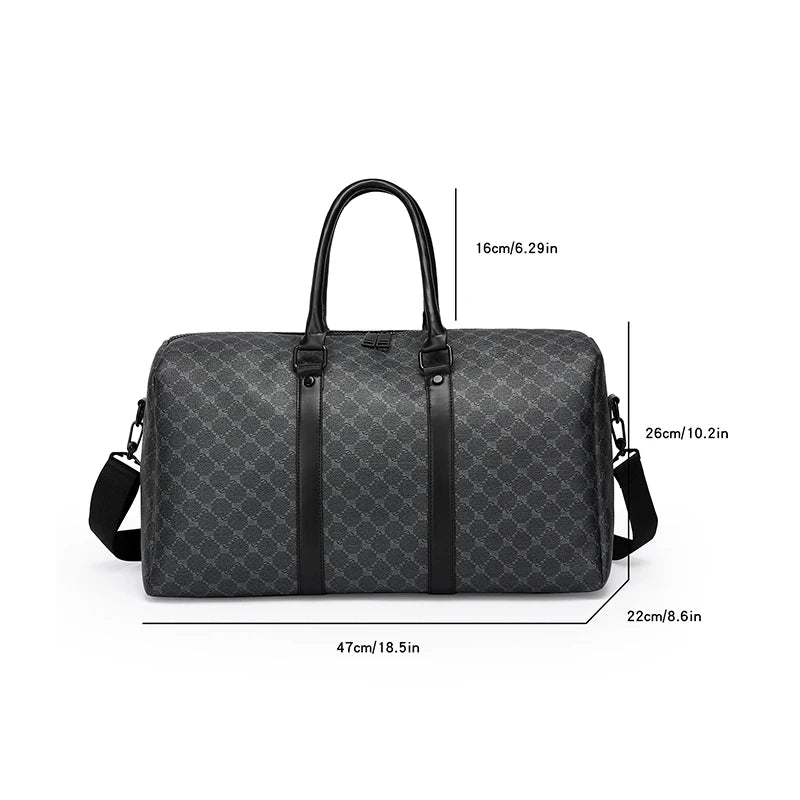 Classic Full-Print Hard Shell Travel Luggage